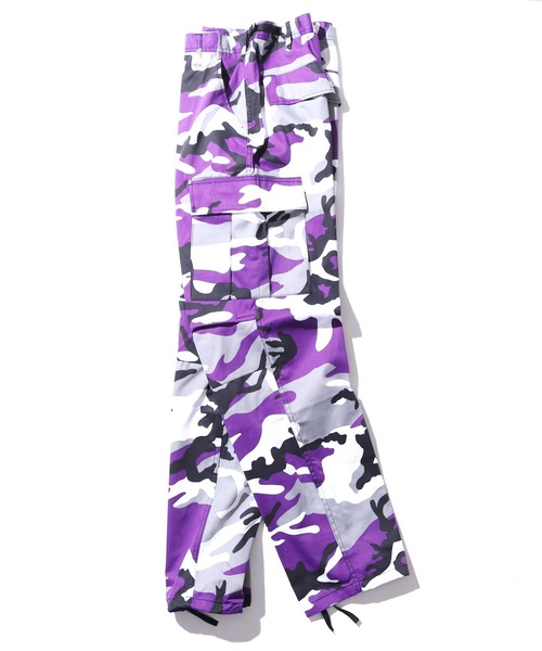 ROTHCO（ロスコ）の「Rothco/ロスコ BDU Army Military 6 Pocket Cargo Pants カモ柄 カーゴパンツ ダブルニー ミリタリー 迷彩（カーゴパンツ・メンズ・ブラック系その他/パープル系その他/ホワイト系その他/イエロー系その他・L/XL/M/S）」の13枚目の写真