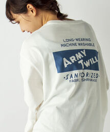 ARMY TWILL | 【ARMY TWILL/アーミーツイル】GLOSTER別注 ロングスリーブTEE バックプリント(Tシャツ/カットソー)