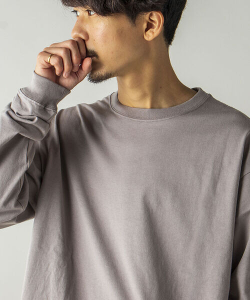 ARMY TWILL（アーミーツイル）の「【ARMY TWILL/アーミーツイル】GLOSTER別注 ロングスリーブTEE バックプリント（Tシャツ/カットソー・メンズ・チャコールグレー/ライトグレー/オフホワイト・MEDIUM/LARGE）」の20枚目の写真