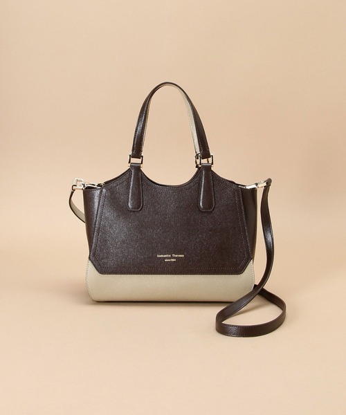 セール バイカラーイタリアンスプレットレザートートバッグ 小サイズ トートバッグ Samantha Thavasa サマンサタバサ のファッション通販 Zozotown