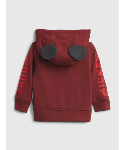 GAP(ギャップ)の「Babygap | ディズニー ミッキーマウス Gapロゴフーディー(パーカー・キッズ・ワイン・3-6M/6-12 M/12-18 M/18-24M)」の3枚目の写真