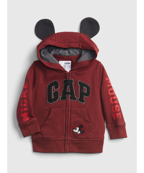 GAP(ギャップ)の「Babygap | ディズニー ミッキーマウス Gapロゴフーディー(パーカー・キッズ・ワイン・3-6M/6-12 M/12-18 M/18-24M)」の4枚目の写真