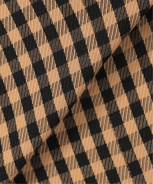 SLOBE IENA（スローブイエナ）の「ギンガムチェックタイトスカート【手洗い可能】◆（スカート・レディース・キャメル・38/36）」の22枚目の写真