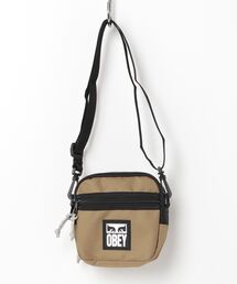OBEY/オベイ　ポリナイロン ロゴ入り ミニショルダーバッグ