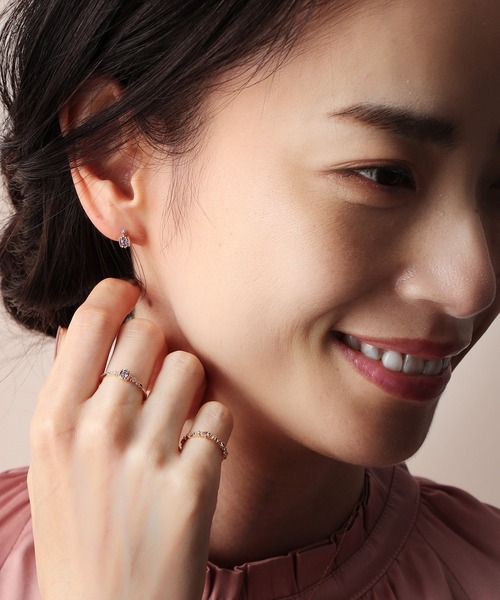 13号 美品❗️NOJESS ノジェス k10PG フルリーフ リング NOJESS