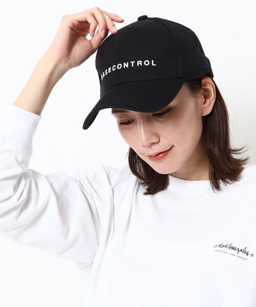 BASECONTROL(ベースコントロール)の「◆ベーシック コットンツイル ローキャップ(キャップ・レディース・ブラック/ベージュ/ブラック系/ベージュ系・99)」の1枚目の写真