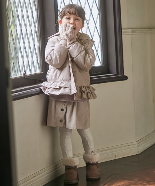 ANY（エニィ）の「リボンコート（その他アウター・キッズ・ブラウン系/ネイビー系/アイボリー系1/ライラック系/ピンク系・120/130/110/100）」の9枚目の写真