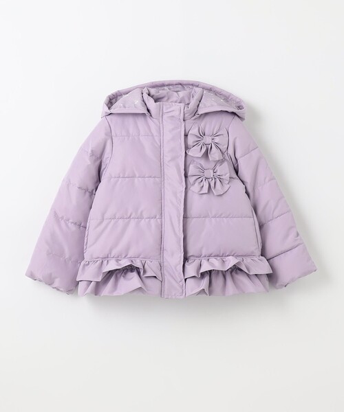 ANY（エニィ）の「リボンコート（その他アウター・キッズ・ブラウン系/ネイビー系/アイボリー系1/ライラック系/ピンク系・120/130/110/100）」の10枚目の写真