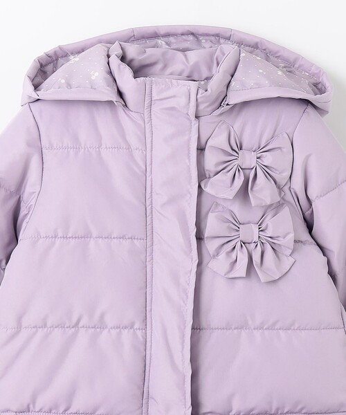 ANY（エニィ）の「リボンコート（その他アウター・キッズ・ブラウン系/ネイビー系/アイボリー系1/ライラック系/ピンク系・120/130/110/100）」の7枚目の写真