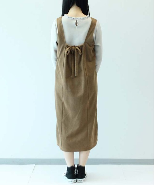 MB mint breeze(エムビーミントブリーズ)の「【M~5L大きいサイズ 】衿フリルレース使い カットソー(Tシャツ/カットソー・レディース・ベージュ/チャコールグレー/ブラウン・3L/M/L/LL/4L/5L)」の18枚目の写真