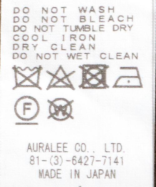 AURALEE(オーラリー)の「<AURALEE>ワイドリブニット プルオーバー Ψ(ニット/セーター・レディース・イエロー/ダークブラウン・1)」の9枚目の写真