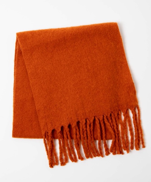 WEGO(ウィゴー)の「WEGO/ワイドフリンジストール(マフラー・レディース・ブラック/ベージュ/オフホワイト/ライム/オレンジ/ライトブラウン/その他1/その他2/その他3・FREE)」の17枚目の写真