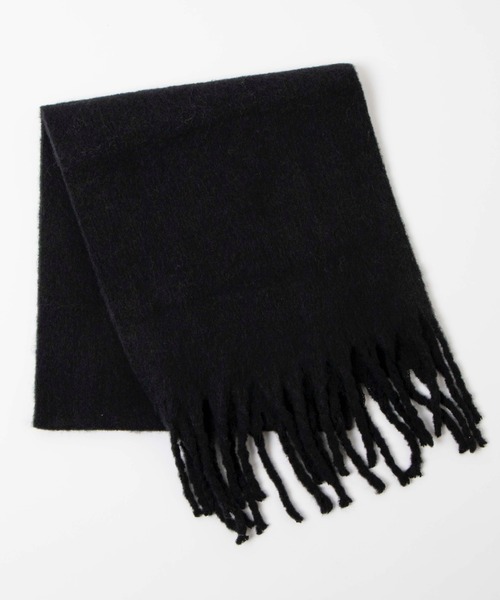 WEGO(ウィゴー)の「WEGO/ワイドフリンジストール(マフラー・レディース・ブラック/ベージュ/オフホワイト/ライム/オレンジ/ライトブラウン/その他1/その他2/その他3・FREE)」の16枚目の写真