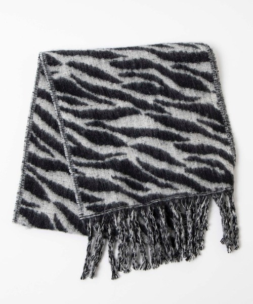 WEGO(ウィゴー)の「WEGO/ワイドフリンジストール(マフラー・レディース・ブラック/ベージュ/オフホワイト/ライム/オレンジ/ライトブラウン/その他1/その他2/その他3・FREE)」の14枚目の写真