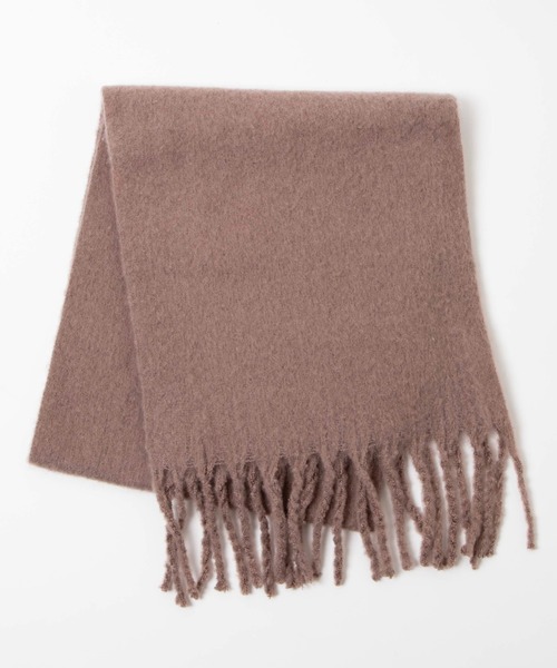 WEGO(ウィゴー)の「WEGO/ワイドフリンジストール(マフラー・レディース・ブラック/ベージュ/オフホワイト/ライム/オレンジ/ライトブラウン/その他1/その他2/その他3・FREE)」の10枚目の写真