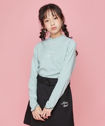 JENNI love（ジェニィラブ）の「チュール切替えメローテレコトップス（Tシャツ/カットソー・キッズ）」