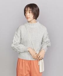 Torrazzo Donna | ＜TORRAZZO DONNA＞袖ケーブルニットプルオーバー -ウォッシャブル-(ニット/セーター)