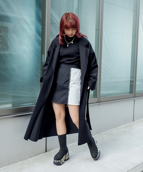 RASVOA(ラスボア)の「モノトーンミニスカート(スカート・レディース・ブラック・FREE)」の20枚目の写真