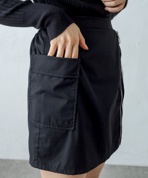 RASVOA(ラスボア)の「モノトーンミニスカート(スカート・レディース・ブラック・FREE)」の21枚目の写真