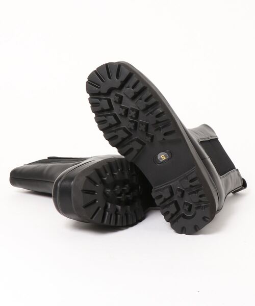 DULCIS REGALO（ドルキス レガロ）の「DulcisRegalo(ドルキスレガロ)二段底サイドゴアショートブーツ（ブーツ・レディース・ブラック・LL/M/L/S）」の3枚目の写真