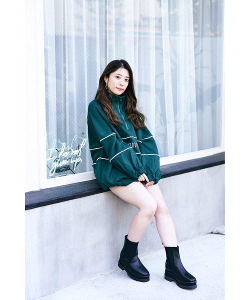 DULCIS REGALO（ドルキス レガロ）の「DulcisRegalo(ドルキスレガロ)二段底サイドゴアショートブーツ（ブーツ・レディース・ブラック・LL/M/L/S）」の13枚目の写真