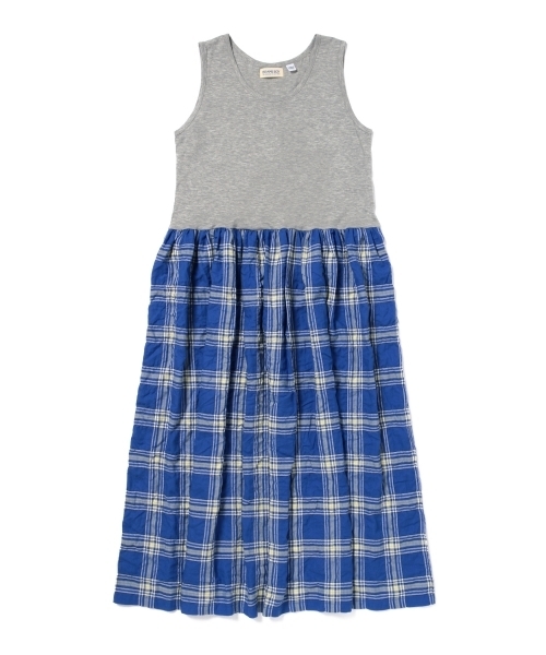 BEAMS BOY(ビームスボーイ)の「BEAMS BOY / 切り替え タンクトップ ワンピース 15SS(ワンピース・レディース・ホワイト/グレー・ONE SIZE)」の14枚目の写真
