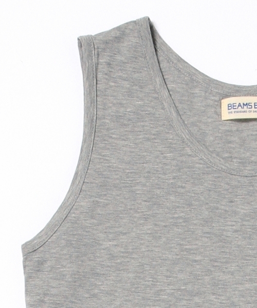 BEAMS BOY(ビームスボーイ)の「BEAMS BOY / 切り替え タンクトップ ワンピース 15SS(ワンピース・レディース・ホワイト/グレー・ONE SIZE)」の8枚目の写真