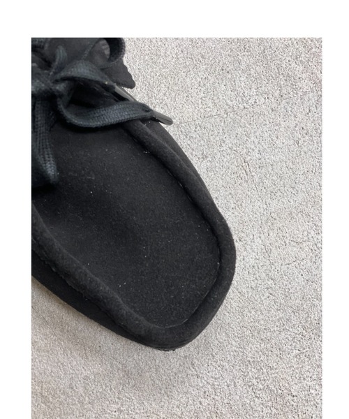 Clarks（クラークス）の「CLARKS/クラークス　Wallabee  ワラビー（モカシン/デッキシューズ・レディース・ブラック/ベージュ・4.5/5/5.5）」の8枚目の写真
