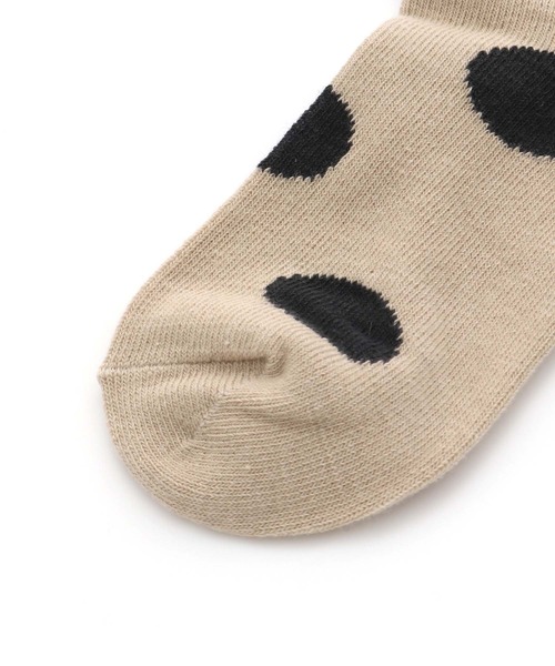 MAKE YOUR DAY（メイクユアデイ）の「ドット柄クルーソックス（ソックス/靴下・キッズ・ブラック/ブラウン/アイボリー・24/12/15 /18/21）」の11枚目の写真