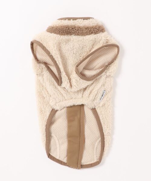 OUTDOOR PRODUCTS（アウトドアプロダクツ）の「ボアブルゾン ペット用品（ペットウェア・メンズ・グレー/カーキ/ベージュ/アイボリー・約3号/2号/3号/4号/5号）」の5枚目の写真