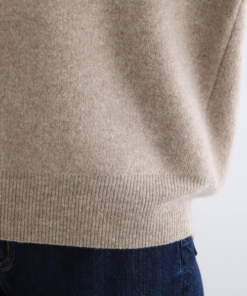 INDIVI（インディヴィ）の「◆【カシミヤ混/春カラー/洗える】ウーリーボトルネックニット（ニット/セーター・レディース・ネイビー/ライトグリーン/ライトグレー系8/ベージュ系8/ピンク系・38/34/05/15 /13/19）」の14枚目の写真