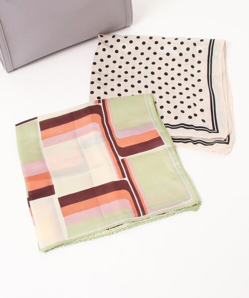 cache cache（カシュ カシュ）の「カシュカシュ cachecache / WEB限定チェンジスカーフA4縦型トートバッグ（トートバッグ・レディース・サックスブルー/ライトグレー/ベージュ系その他/ラベンダー/ブラック・FREE）」の7枚目の写真