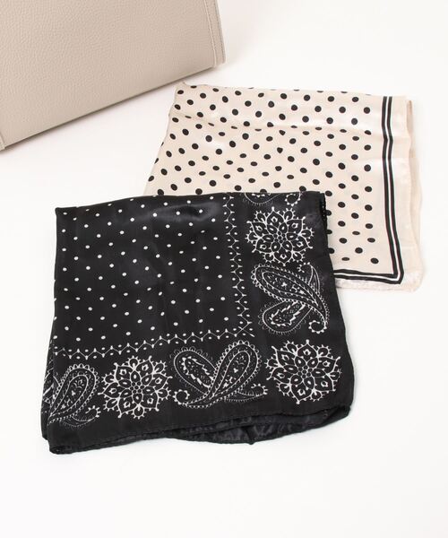 cache cache（カシュ カシュ）の「カシュカシュ cachecache / WEB限定チェンジスカーフA4縦型トートバッグ（トートバッグ・レディース・サックスブルー/ライトグレー/ベージュ系その他/ラベンダー/ブラック・FREE）」の10枚目の写真