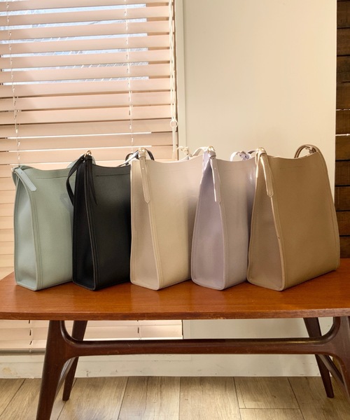 cache cache（カシュ カシュ）の「カシュカシュ cachecache / WEB限定チェンジスカーフA4縦型トートバッグ（トートバッグ・レディース・サックスブルー/ライトグレー/ベージュ系その他/ラベンダー/ブラック・FREE）」の14枚目の写真