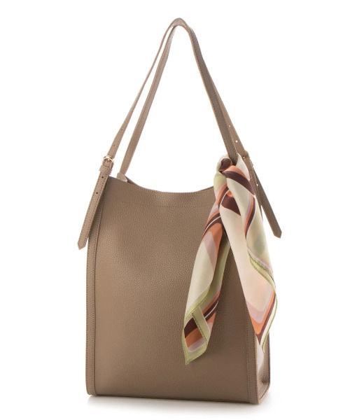 cache cache（カシュ カシュ）の「カシュカシュ cachecache / WEB限定チェンジスカーフA4縦型トートバッグ（トートバッグ・レディース・サックスブルー/ライトグレー/ベージュ系その他/ラベンダー/ブラック・FREE）」の20枚目の写真