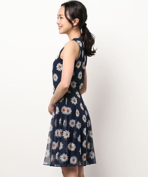 Desigual（デシグアル）の「マーガレット チュールワンピース（ワンピース・レディース・ブルー・L/XS/S/M/XL）」の2枚目の写真