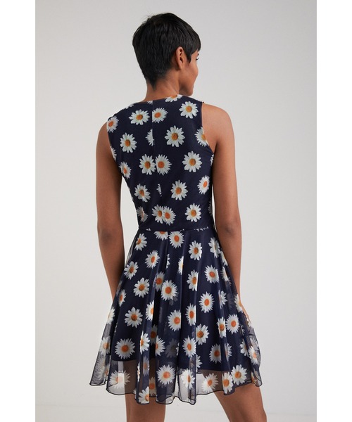 Desigual（デシグアル）の「マーガレット チュールワンピース（ワンピース・レディース・ブルー・L/XS/S/M/XL）」の9枚目の写真