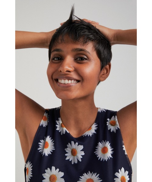 Desigual（デシグアル）の「マーガレット チュールワンピース（ワンピース・レディース・ブルー・L/XS/S/M/XL）」の6枚目の写真
