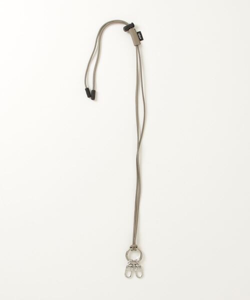 waku（ワク）の「waku ワク キーネックストラップ（キーケース/キーアクセサリー・メンズ・ダークオレンジ/ネイビー/ベージュ/ブラック/グレー・FREE）」の3枚目の写真