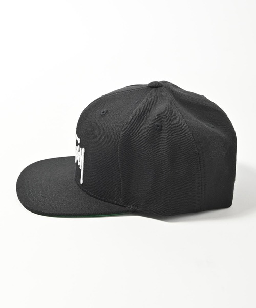 STUSSY（ステューシー）の「STUSSY (ステューシー)  BASIC STOCK SNAPBACK CAP（キャップ・メンズ・ブラック・FREE）」の7枚目の写真