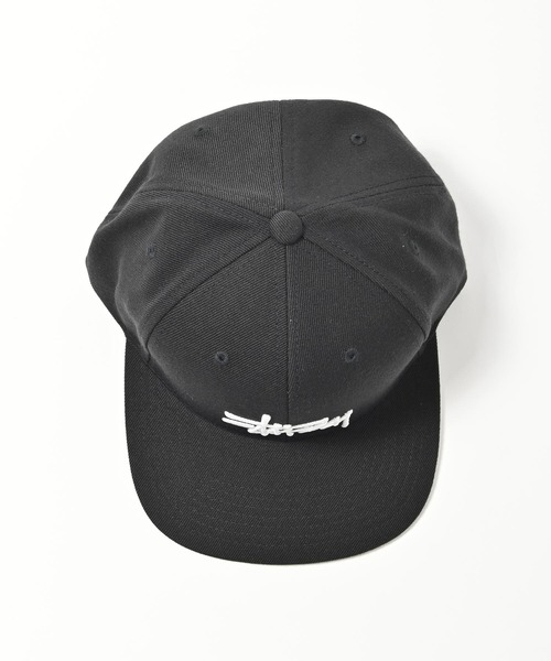 STUSSY（ステューシー）の「STUSSY (ステューシー)  BASIC STOCK SNAPBACK CAP（キャップ・メンズ・ブラック・FREE）」の8枚目の写真