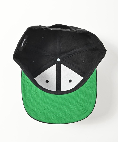 STUSSY（ステューシー）の「STUSSY (ステューシー)  BASIC STOCK SNAPBACK CAP（キャップ・メンズ・ブラック・FREE）」の3枚目の写真