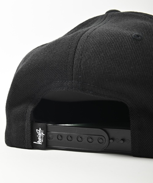 STUSSY（ステューシー）の「STUSSY (ステューシー)  BASIC STOCK SNAPBACK CAP（キャップ・メンズ・ブラック・FREE）」の5枚目の写真