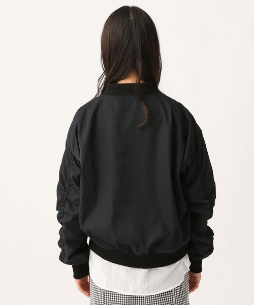 repipi armario(レピピ アルマリオ)の「シャーリングMA-1(MA-1・キッズ・ブラック系その他/グリーン系その他/ホワイト・MEDIUM/LARGE/SMALL)」の15枚目の写真