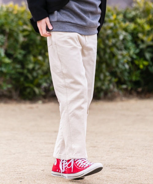 ITEMS URBANRESEARCH（アイテムズ アーバンリサーチ）の「ヘビーオンスデニム センタープレスパンツ（デニムパンツ・メンズ・オフホワイト/ブラック/グレー・MEDIUM/LARGE）」の18枚目の写真