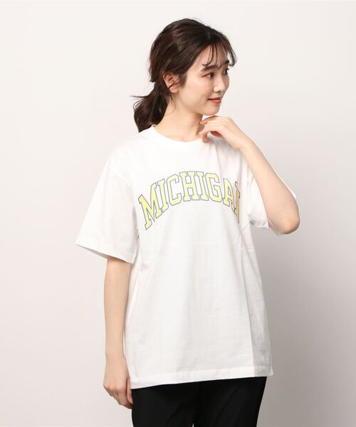 INNOCENT(イノセント)の「『RDS』プリントTシャツ(Tシャツ/カットソー・レディース・ホワイト/スミクロ/杢グレー・LARGE/MEDIUM/FREE)」の4枚目の写真