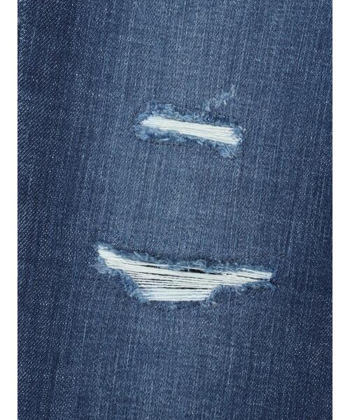 AMERICAN HOLIC（アメリカンホリック）の「テーパードダメージデニム（デニムパンツ・レディース・インディゴブルー・XS/S/L/M/LL）」の6枚目の写真