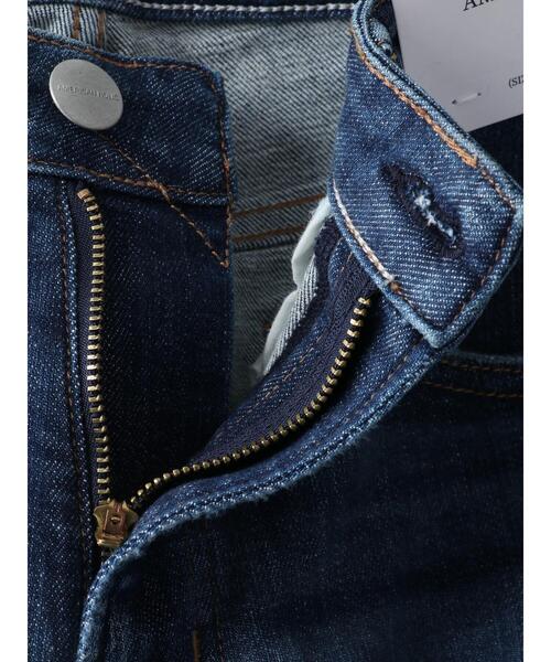 AMERICAN HOLIC（アメリカンホリック）の「テーパードダメージデニム（デニムパンツ・レディース・インディゴブルー・XS/S/L/M/LL）」の7枚目の写真