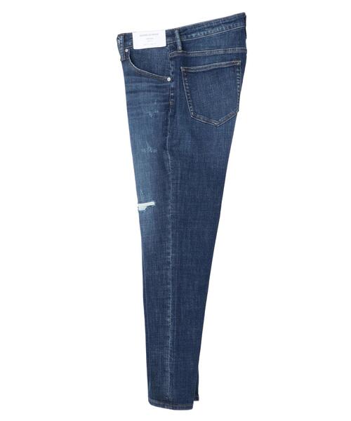 AMERICAN HOLIC（アメリカンホリック）の「テーパードダメージデニム（デニムパンツ・レディース・インディゴブルー・XS/S/L/M/LL）」の10枚目の写真