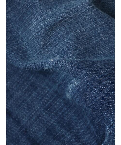 AMERICAN HOLIC（アメリカンホリック）の「テーパードダメージデニム（デニムパンツ・レディース・インディゴブルー・XS/S/L/M/LL）」の11枚目の写真